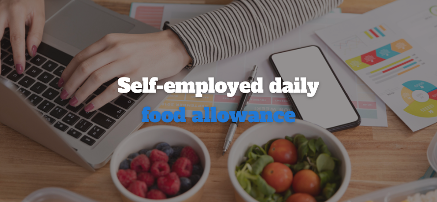 Self-employed daily food allowance